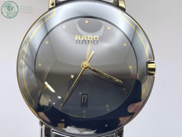 BG0707529　△1円～! RADO ラドー DIASTAR ダイヤスター 129.0326.3 クォーツ 3針 デイト アナログ ラウンド メンズ 腕時計 中古