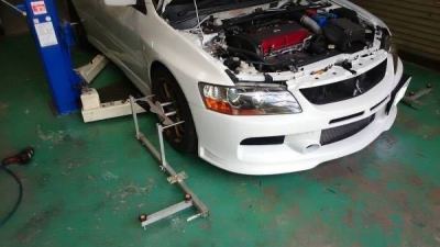 兵庫　姫路　アライメント調整　持込み足回り交換　車高調　サス　ショック　ダウン