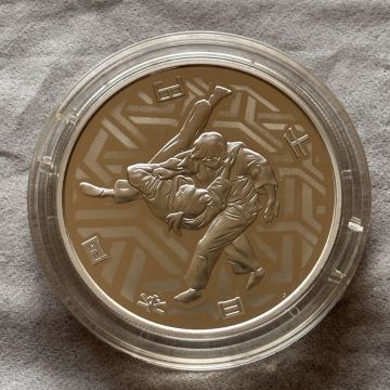TOKYO2020 東京オリンピック 1000円銀貨 柔道 千円銀貨 プルーフ貨幣　令和元年