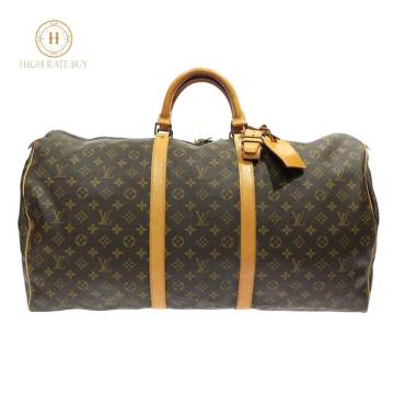 1円スタート LOUIS VUITTON ルイヴィトン キーポル60 M41422 SA851 モノグラム ボストンバッグ トラベルバッグ 旅行かばん 手提げ ブラウン