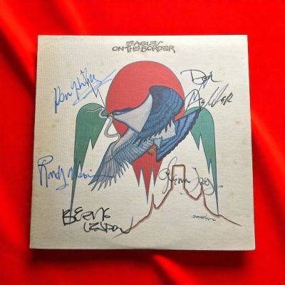 Eagles イーグルス Glenn Frey グレン・フライ Don Henley ドン・ヘンリー 直筆サイン入り LP レコード 送料無料