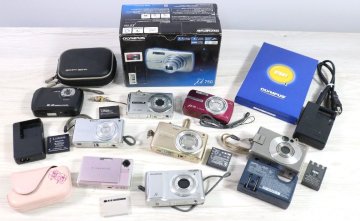【ト足】デジタルカメラ まとめ オリンパス キャノン カシオ 富士フィルム パナソニック Kenko LUMIX EXILIM IXY FINEPIX μ750 CM000CMM41