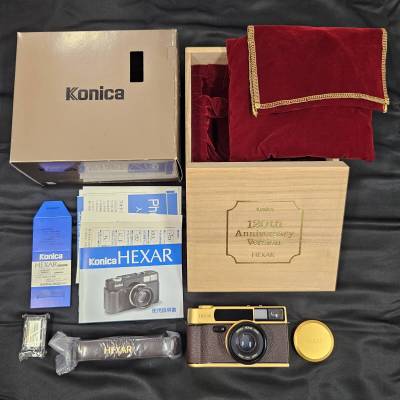 (A-1) 1円売り切り送料無料 KONICA HEXAR GOLD フィルムカメラ コニカ ジャンク まとめ