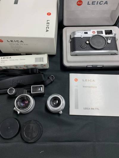 (C) 1円売り切り送料無料 LEICA M6 TTL 0.85 summicron f2 35mm CANADA summaron f3.5 35mm ライカ フィルム ジャンク まとめ