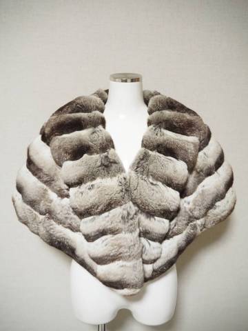 ■チンチラ■ショール■34cmｘ116cm■
