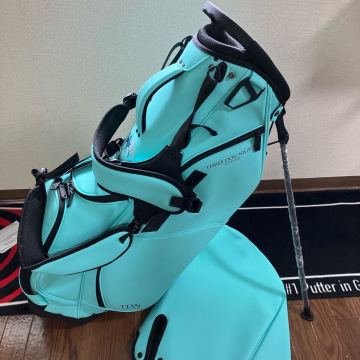 新品未使用 TDN GOLF スコットランド発 プレミアム スタンドバッグ ブルー