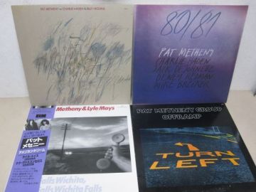LP・パットメセニー PAT METHENY 4セット・西独ECM2枚＋USA盤＋帯付・1180/81、Rejoicing、アメリカンドリーム他/08-74