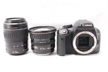 Canon キャノン EOS Kiss X4 ダブルレンズセット デジタル一眼 【現状品】