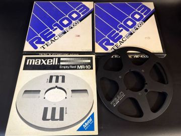 EMPTYREEL ４本 まとめ TEAC RE-1003 maxell MR-10 マクセル ティアック 空リール オープンリール