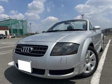 世界の名車も1円売切予備検付!! 初代アウディTTロ-ドスタ-1.8T 走行91000km ガラススクリ-ン&電動OPOK!! エアコンOK!! 希少トノカバー付!!