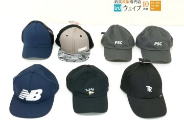 天龍 TR ロゴキャップ ブラック・ラパラ ルアーカモフラットブリムキャップ 他 計7点セット 未使用品