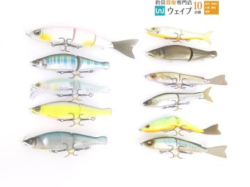 ガンクラフト ジョインテッドクロー 改 148 タイプ15-SS、178 タイプ15-SS、シマノ トリプルインパクト 140S 等 計10点