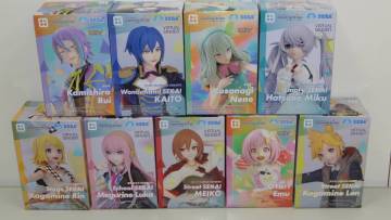 新品 9体セット プロジェクトセカイ カラフルステージ フィギュア 初音ミク/草薙寧々/神代類/鳳えむ/鏡音レン/リン/巡音ルカ/メイコ/カイト