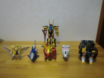 (●''●) 百獣戦隊ガオレンジャー＊パワーアニマルフィギュア＊６体中古品(●''●)