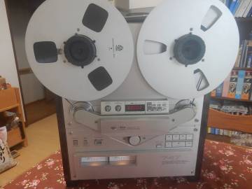 AKAI GX-747 オープンリールデッキ　テープ複数本付き