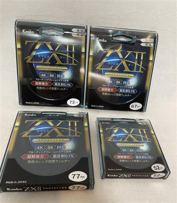 Kenko ZX II PROTECTOR 72mm 67ｍｍ　77ｍｍ　52ｍｍ　ゼクロス ツー カメラ用品/中古/４点/美品