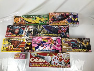 【未開封品】DX変身銃 ベクマグナム DXザクザクチップスラッシャー 他 仮面ライダーガウ グッズ まとめセット R31371 R31373 wa◇67