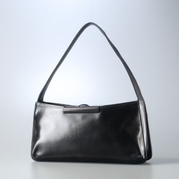 TE1191◎GIVENCHY MAROQUINERIE ジバンシー 牛革 レザー ワンショルダーバッグ 鞄 ブラック 黒 ロゴ装飾