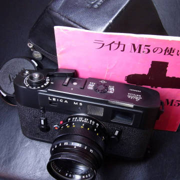 古カメラ Leica M5 Summilux 1.4/50 ケース 取説付