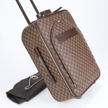 1円■極美品■ルイヴィトン■ダミエ ペガス 55 N23294 レザー スーツケース キャリー バッグ 出張 旅行 トランク A4 メンズ EUE CI17-4