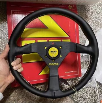 レーシングカー改造MOMOハンドル、スポーツハンドル、350 mm