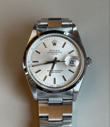 ROLEX ロレックス オイスターパーペチュアルデイト 2002年製 Cal.3135 Ref.15200 Y番 1円スタート！