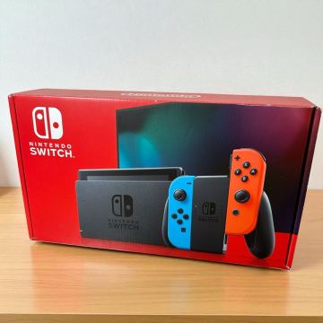 ☆稼動品☆ Nintendo Switch HAC-001 ネオンブルー ネオンレッド 本体 初期化済 ニンテンドー スイッチ ☆完品☆ 良品 中古 1円～