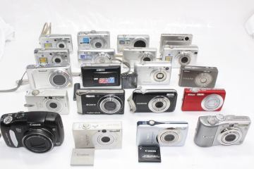 コンデジ 20個 まとめ セット Canon キヤノン Nikon Coolpix OLYMPUS SONY コンパクトデジタルカメラ デジカメ 07