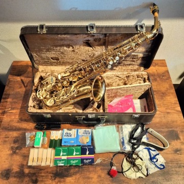 【AH-23】SELMER　セルマー　アルトサックス　Super Action SERIE Ⅱ　スーパーアクション80 シリーズ2　リード　Vandoren　ハードケース