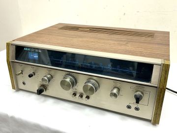 1円〜 AKAI AA-910 STEREO RECEIVER アカイ ステレオ レシーバー チューナー アンプ 音響機器 オーディオ 赤井電機 当時物 レトロ 通電確認