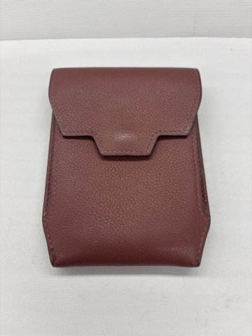 ◎1円スタート◎【美品】HERMES エルメス ウエストポーチ C刻印 ボルドー系 レディース TW189193