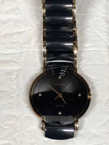 RADO ラドー DIASTAR ダイヤスター jubile ジュビリー 129.0300.3 3針 ブラック文字盤 ラウンド 腕時計 ジャンク 爆安99円スタート