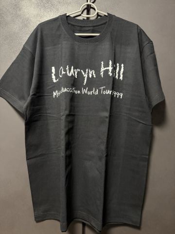 Lauryn Hill _ Miseducation World Tour 1999 Tシャツ XL ブラック R&B フージーズ バンド FUGEES タグ無　LOVERS ROCK