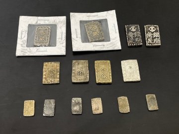 S33●古銭おまとめ 一分銀 南鐐ニ朱銀 一朱銀 銀座常是 古銭 銀貨 硬貨 アンティーク コレクション レプリカ●