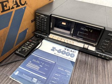 ▲TEAC Z-6000 カセットデッキ リモコン・取扱説明書・元箱付属 ティアック▲