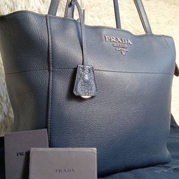 【極美品】PRADA プラダ メンズ トートバッグ2BG202 ヴェッテロ フェニックス ビジネス A4収納可能