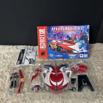 【1円スタート！未使用品】BANDAI バンダイ ROBOT魂 ロボット魂 スペイザー&マシンガーZ From GRENDIZER U フィギュア/法BTK784465-佐川80