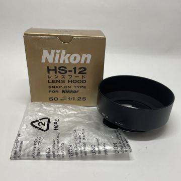 現状品/返品不可　レンズフード　Nikon HS-12 lens hood #j02596 j4