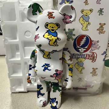 【1スタ】BE@RBRICK GRATEFUL DEAD 1000% カラフル　メディコムトイ　1円スタート