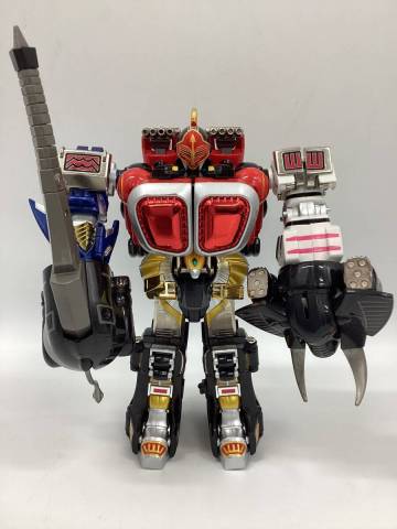 【6973】百獣戦隊 ガオレンジャー DX ガオナイト 百獣合体 当時物 ジャンク 動作未確認 おもちゃ ロボット フィギュア 特撮