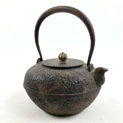 1円〜 龍文堂造 蓋裏印 鉄瓶 箱無し現状品 茶道具 古美術 骨董 茶道具 3886610