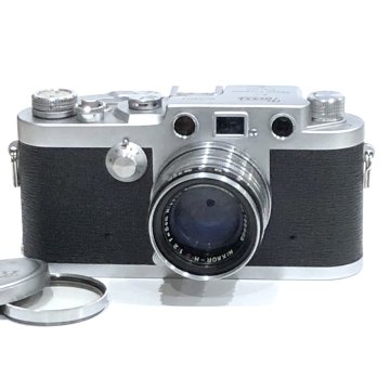 m001 J(60) ニッカ レンジファインダー 3-F レンズ NIKKOR-H・C 1:2 ｆ=5cm フィルムカメラ シャッターOK 現状渡し Nicca Camera Type 3F