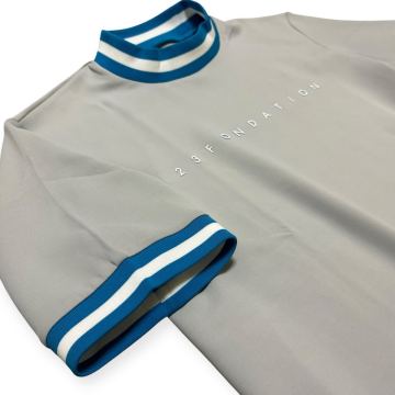 新品1円スタート!23FONDATION Mサイズ定価1.2万 新品未使用 23区GOLF 23フォンダシオン 吸水速乾/UVケア ライトダンボール モックネック 白