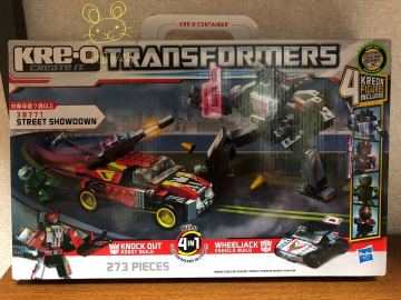 未使用(開封品,箱痛み) Hasbro(ハズブロ) KRe-O(クレオ) トランスフォーマー 【38771 ストリート ショウダウン】LEGO(レゴ) 互換品