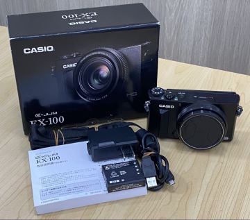 【K1286】カシオ CASIO EXILIM EX-100 全域F2.8 光学10.7倍ズームレンズ 1210万画素 コンパクトデジタルカメラ 通電確認済