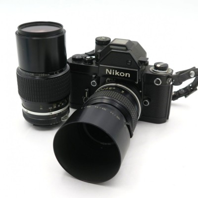 1円〜 Nikon ニコン F2 一眼レフフィルムカメラ レンズ2点 通電のみ確認済 動作未確認 現状品 3856650