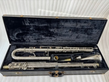 ～G.LEBLANC　クラリネット　機種不明　ジャンク品～ルブラン♪235　コントラアルトクラリネット？　コントラバスクラリネット？　水道管