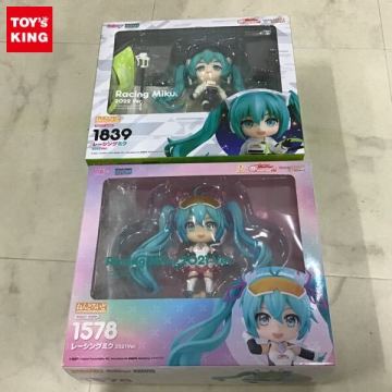1円〜 ねんどろいど 初音ミク 1578 レーシングミク 2021 Ver、1839 レーシングミク 2022 Ver.