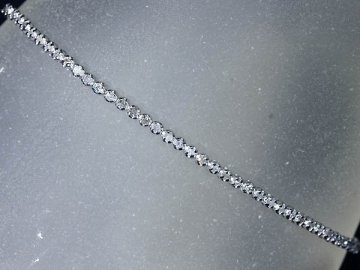 UL16304S【1円～】新品【RK宝石】≪DIAMOND≫ 天然ダイヤモンド 総計1.00ct!! K18WG 高級 テニス フルエタニティ ブレスレット ダイヤ