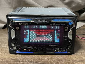 美品完動品□ケンウッド製2DIN CD/3MDデッキ DPX-9000MJ 動作確認済